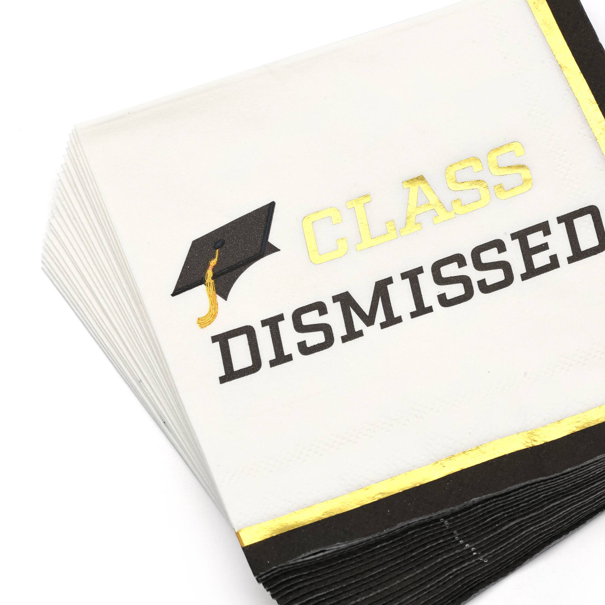Graduation Class Dismissed Beverage Napkins, 20ct. by Celebrate It™